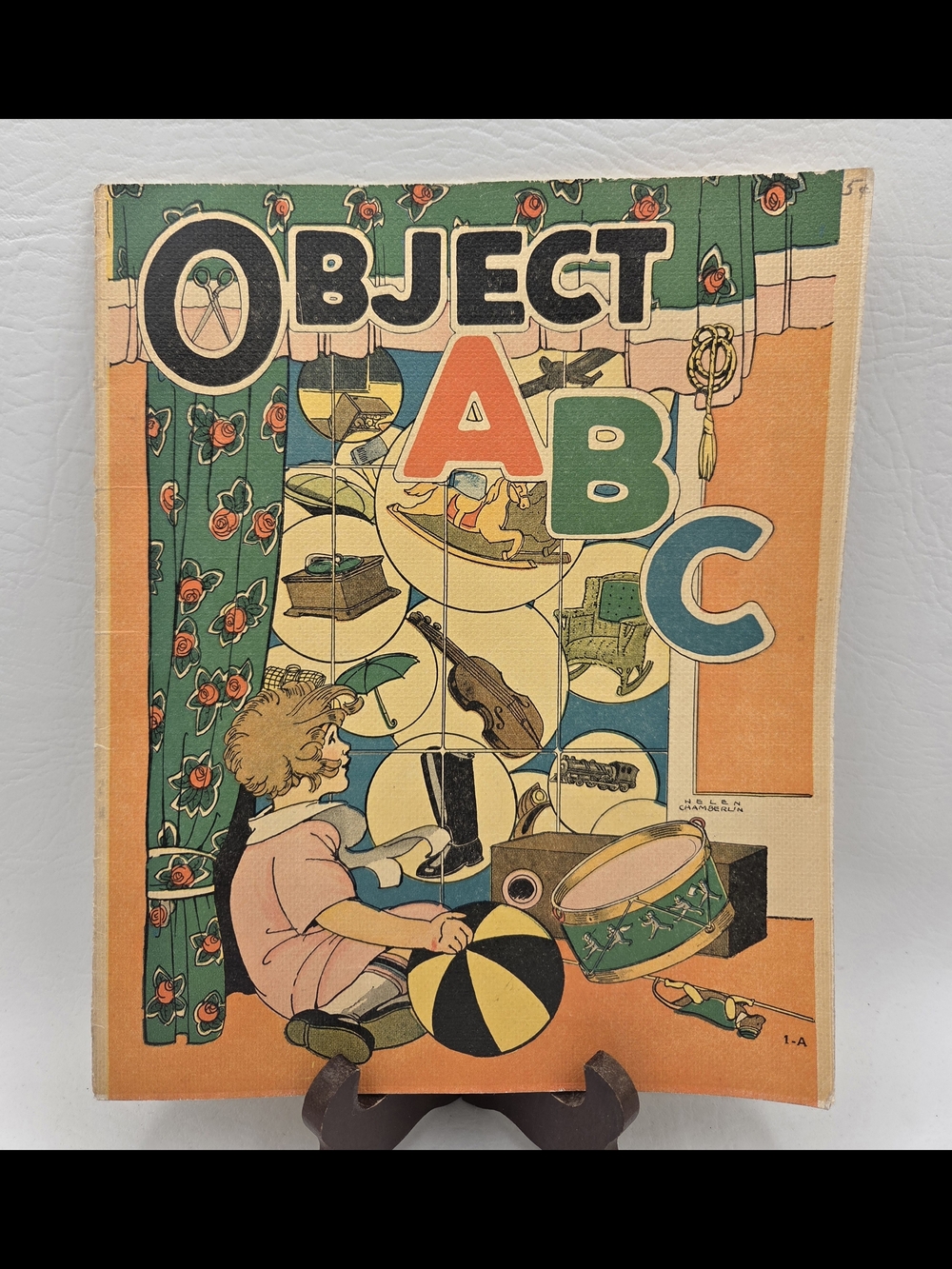 Antique Children's Book Object ABC 1-A 1920's Helen Chamberlain M A Donohue RARE